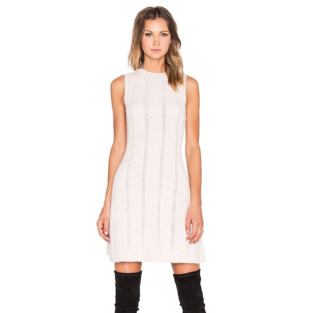 ❣️ NEW JOA Soft Pink Knit Sweater Dress S